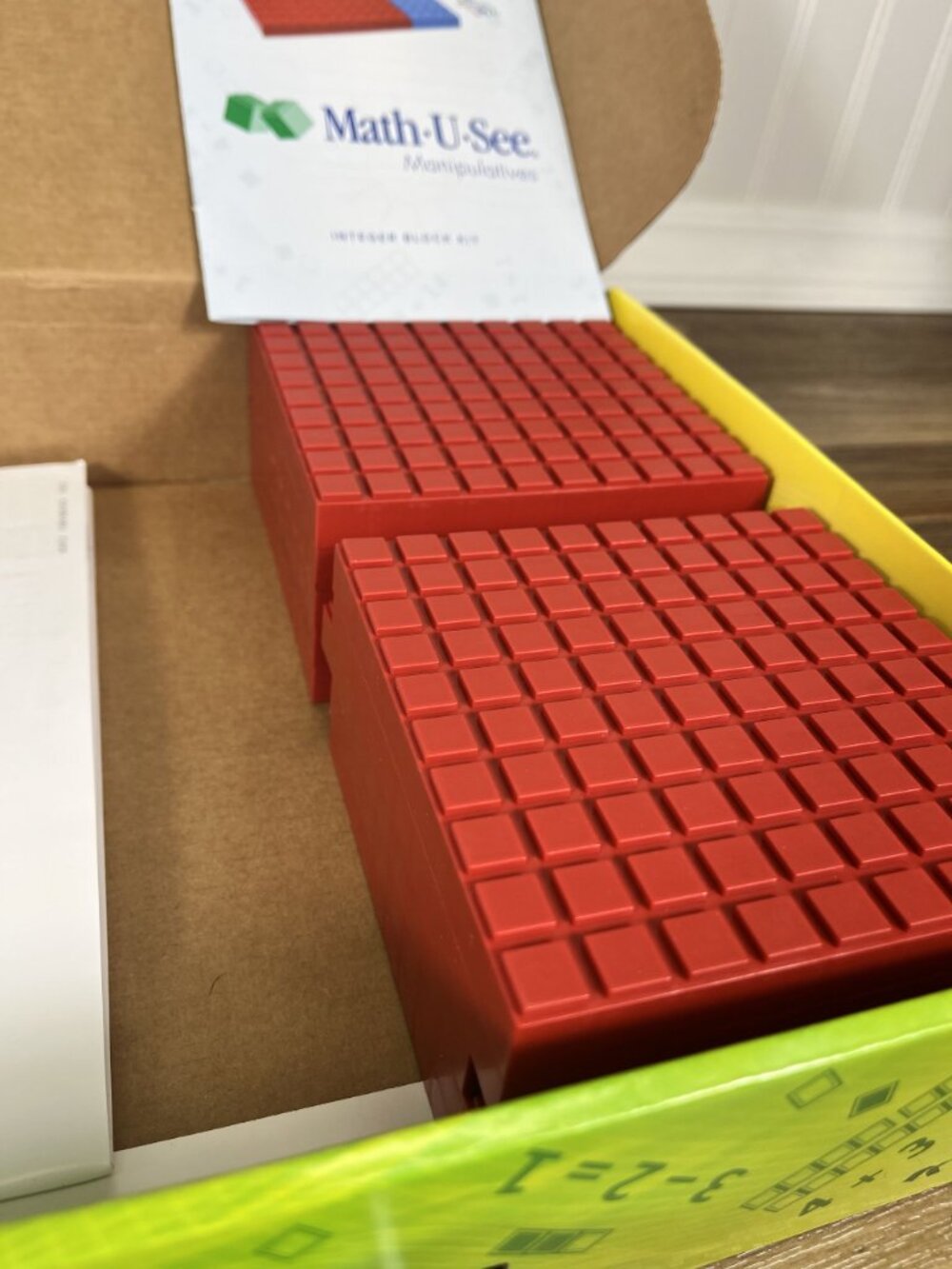 Math-U-See Manipulatives Integer Block Kit set Demme Learning Mathematics w/ Box - Picture 12 of 12